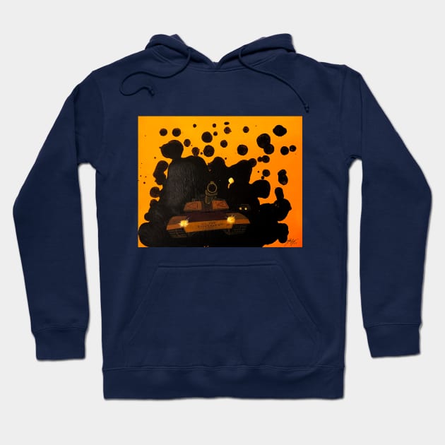 Oil Stain 1 Hoodie by MikeCottoArt